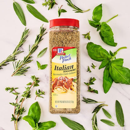 McCormick Italian Seasoning – Clean Pantry Essential for Guilt-Free Wellness Cooking, 6.25 oz All-Natural Herb Blend