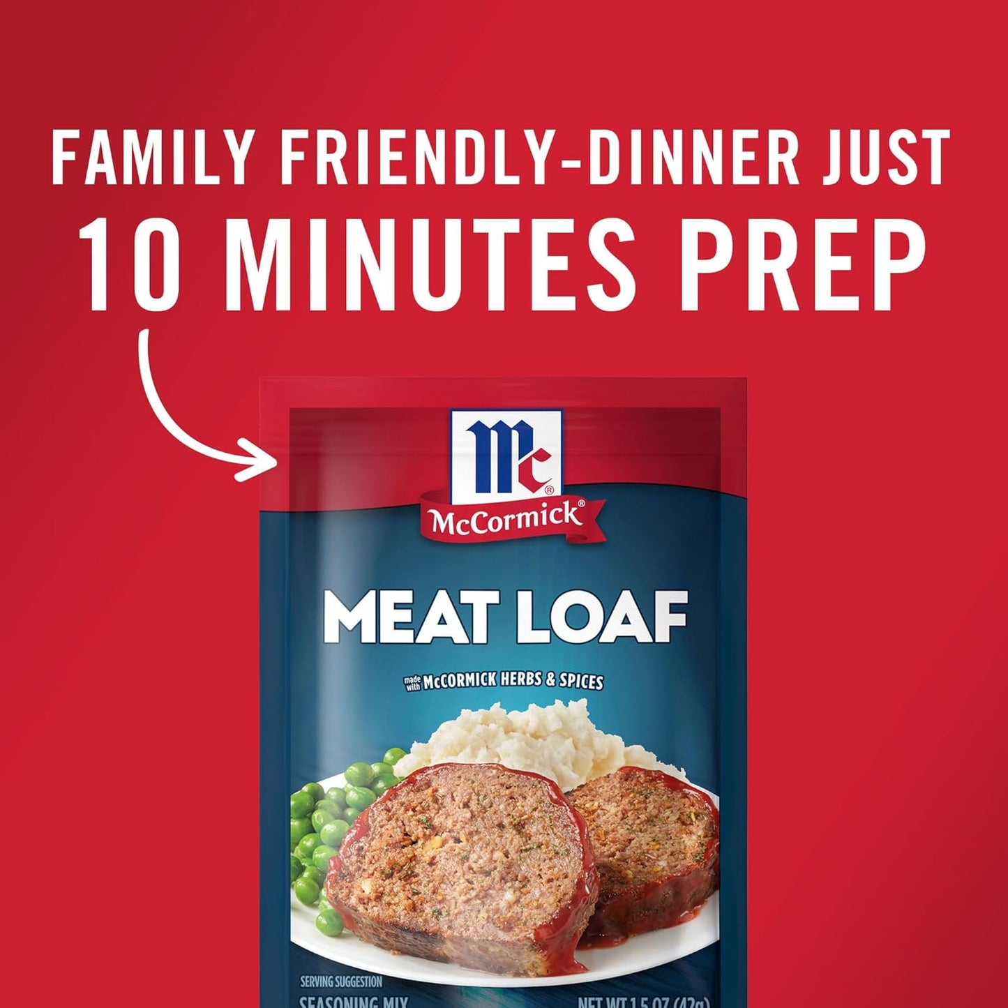 McCormick Meat Loaf Seasoning Mix – Pantry Staple for Fast Family Meal Prep After Work