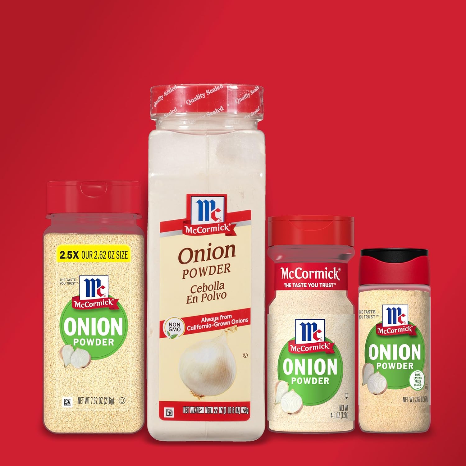 McCormick Onion Powder 7.62 oz – Bulk Pantry Seasoning for Meal Prep Sunday