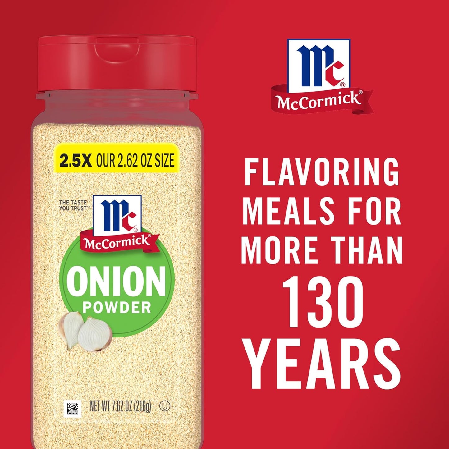 McCormick Onion Powder 7.62 oz – Bulk Pantry Seasoning for Meal Prep Sunday