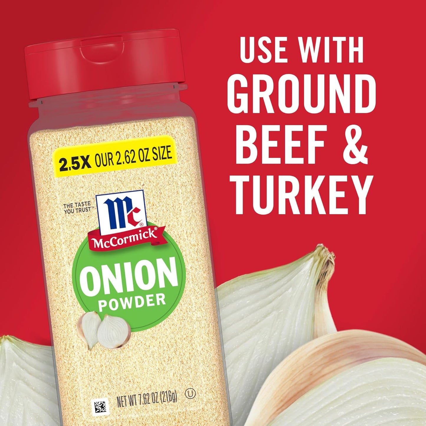 McCormick Onion Powder 7.62 oz – Bulk Pantry Seasoning for Meal Prep Sunday