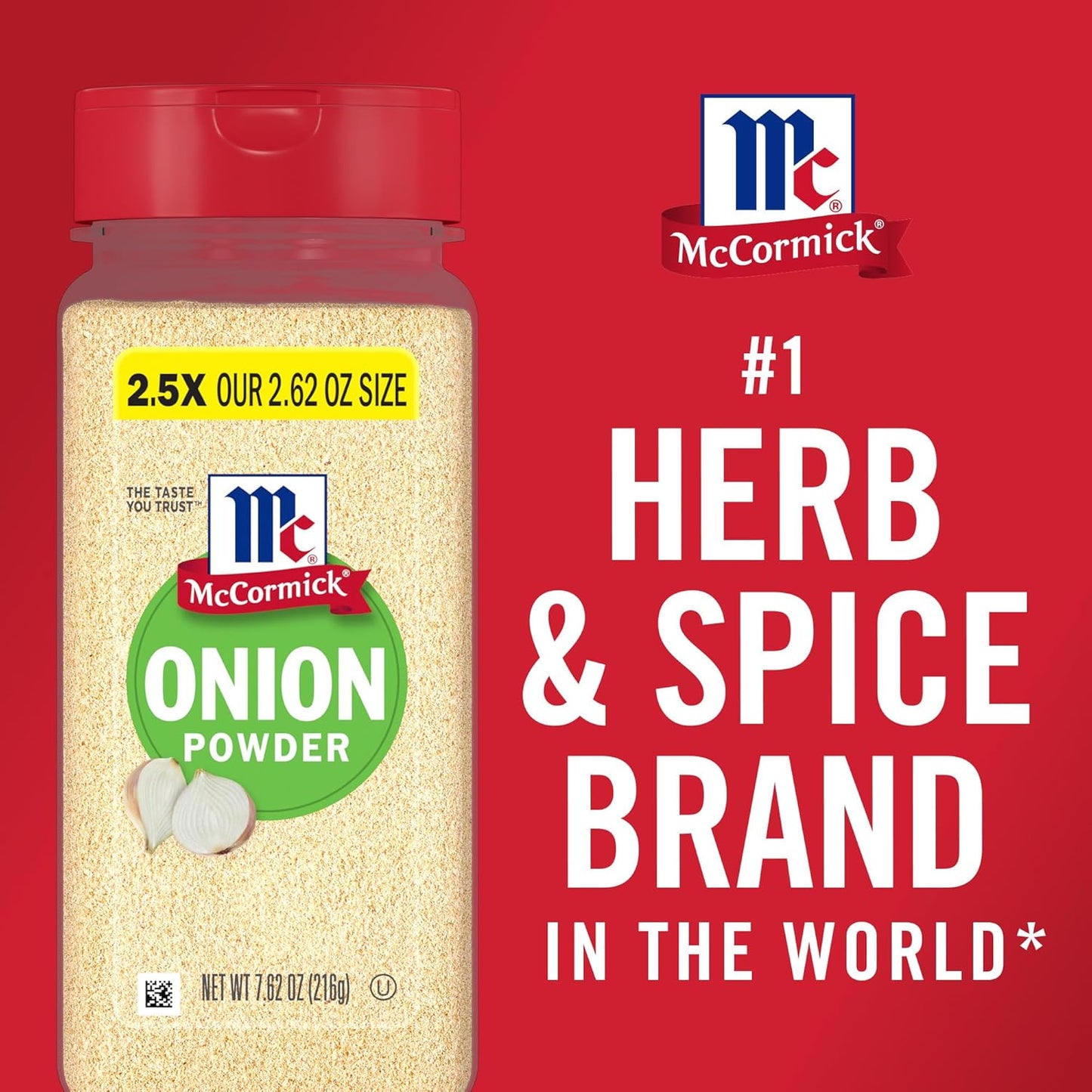 McCormick Onion Powder 7.62 oz – Bulk Pantry Seasoning for Meal Prep Sunday