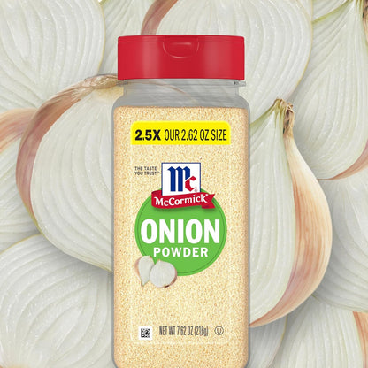 McCormick Onion Powder 7.62 oz – Bulk Pantry Seasoning for Meal Prep Sunday