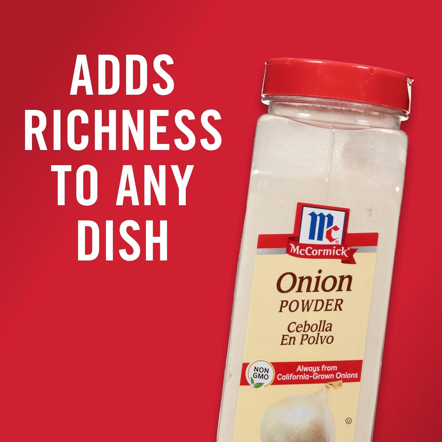 McCormick Onion Powder 7.62 oz – Single-Ingredient Pantry Essential for Simple Cooking