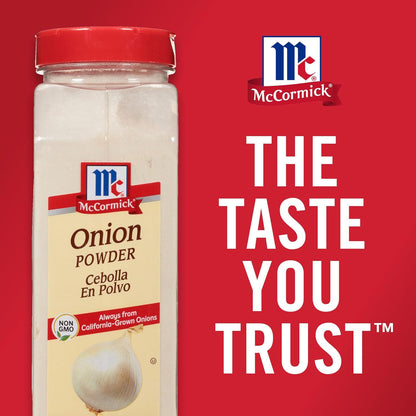 McCormick Onion Powder 7.62 oz – Single-Ingredient Pantry Essential for Simple Cooking