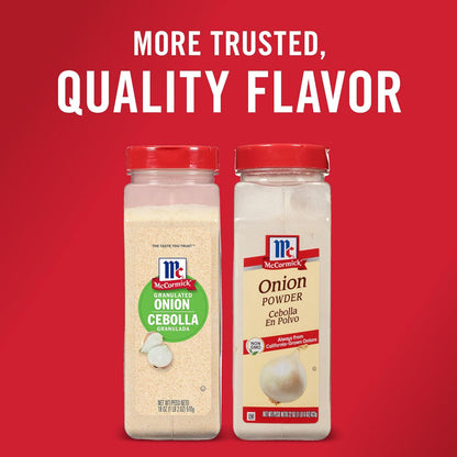 McCormick Onion Powder 7.62 oz – Single-Ingredient Pantry Essential for Simple Cooking