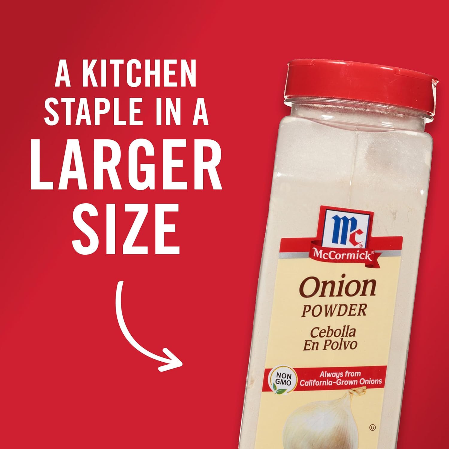 McCormick Onion Powder 7.62 oz – Single-Ingredient Pantry Essential for Simple Cooking
