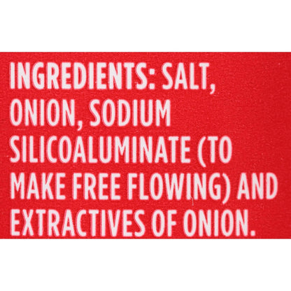 McCormick Onion Salt, 5.12 oz – Quick Weeknight Seasoning for Busy Home Cooks, Single Jar