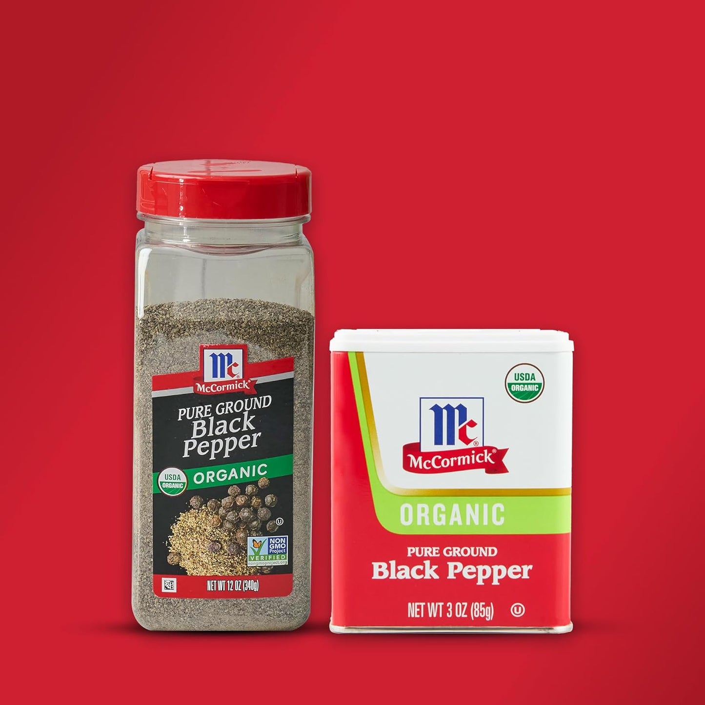 McCormick Organic Black Pepper – Thoughtful Housewarming Gift for Home Cooks, 12 oz Bottle