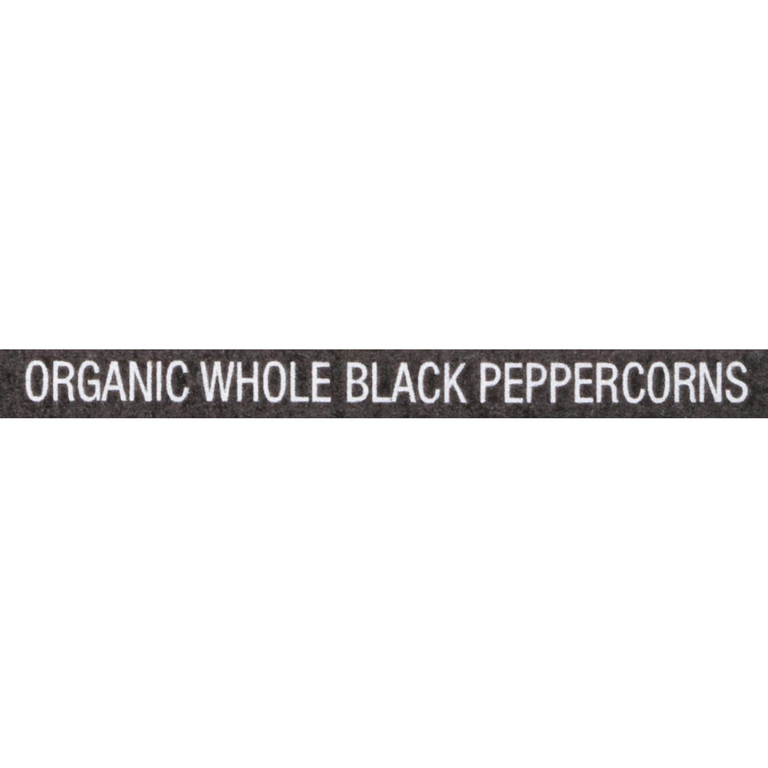 McCormick Organic Whole Black Peppercorns 13.75 oz – Clean-Ingredient Pantry Staple for Mindful Home Cooking