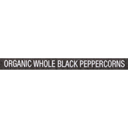 McCormick Organic Whole Black Peppercorns 13.75 oz – Clean-Ingredient Pantry Staple for Mindful Home Cooking