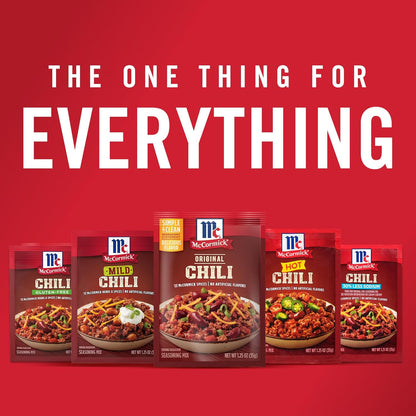 McCormick Original Chili Seasoning Mix for Vegetarian Bean Chili, No MSG Clean Label