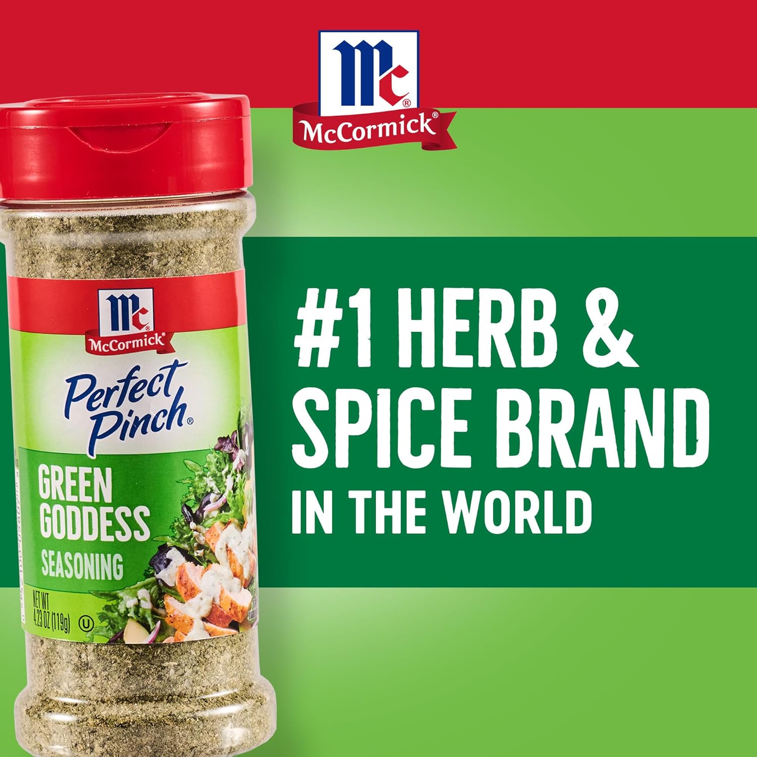 McCormick Perfect Pinch Green Goddess – Clean-Label Herb Blend for Nourishing Self-Care Meals at Home