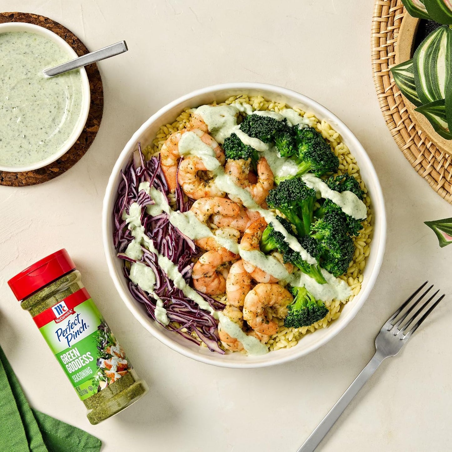 McCormick Perfect Pinch Green Goddess – Clean-Label Herb Blend for Nourishing Self-Care Meals at Home