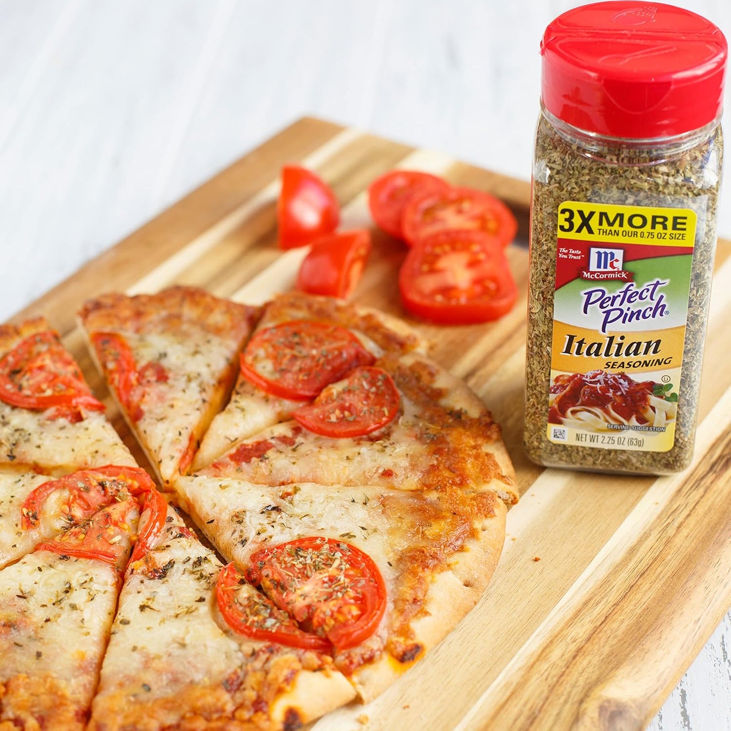 McCormick Perfect Pinch Italian Seasoning 2.25 oz – Low-Sodium Flavor Boost for Self-Care Meal Prep