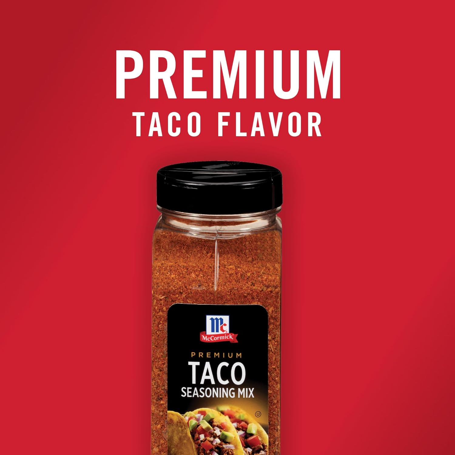 McCormick Premium Taco Seasoning Mix, 24 oz – Family Weeknight Taco Dinner for Kids and Picky Eaters