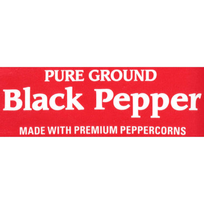 McCormick Pure Ground Black Pepper 6 oz – Non-GMO Seasoning for Wellness-Focused Meal Prep
