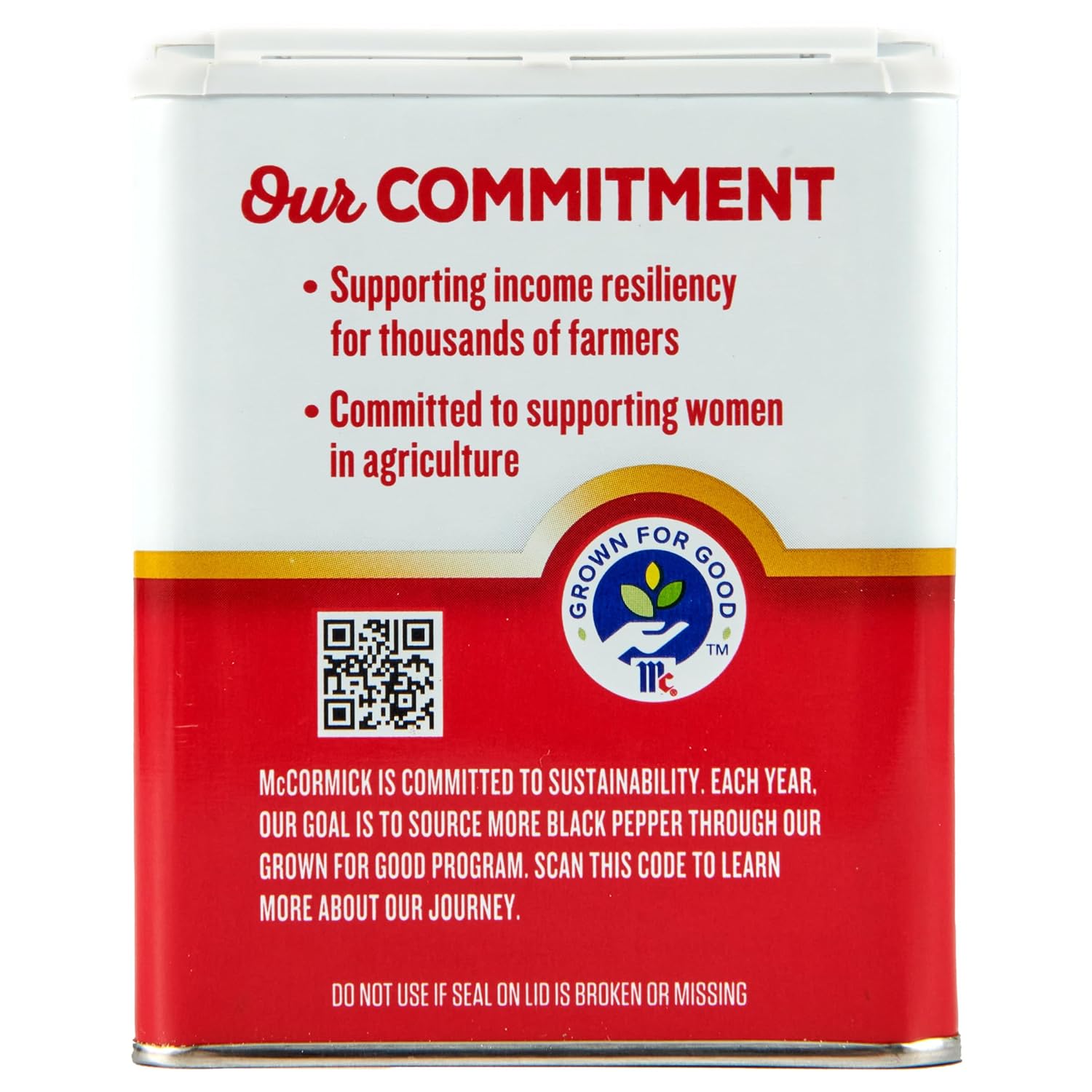 McCormick Pure Ground Black Pepper 6 oz – Non-GMO Seasoning for Wellness-Focused Meal Prep