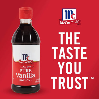 McCormick Pure Madagascar Vanilla Extract for Gifting to Bakers, Elegant Gluten Free Flavoring for Holiday and Birthday Gifts