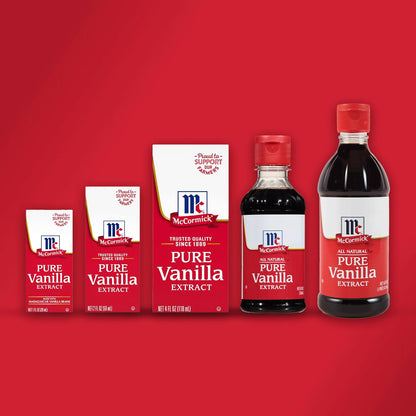 McCormick Pure Madagascar Vanilla Extract for Gifting to Bakers, Elegant Gluten Free Flavoring for Holiday and Birthday Gifts