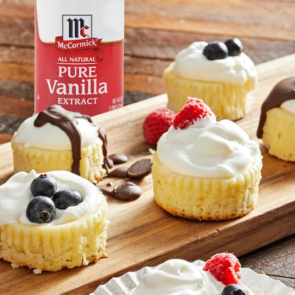 McCormick Pure Madagascar Vanilla Extract for Gifting to Bakers, Elegant Gluten Free Flavoring for Holiday and Birthday Gifts