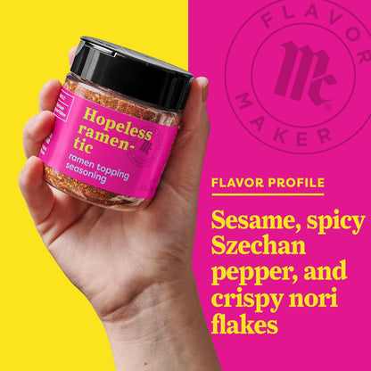 McCormick Ramen Topping Seasoning – Thoughtful Housewarming Gift for New Home Cooks, 3.7 oz
