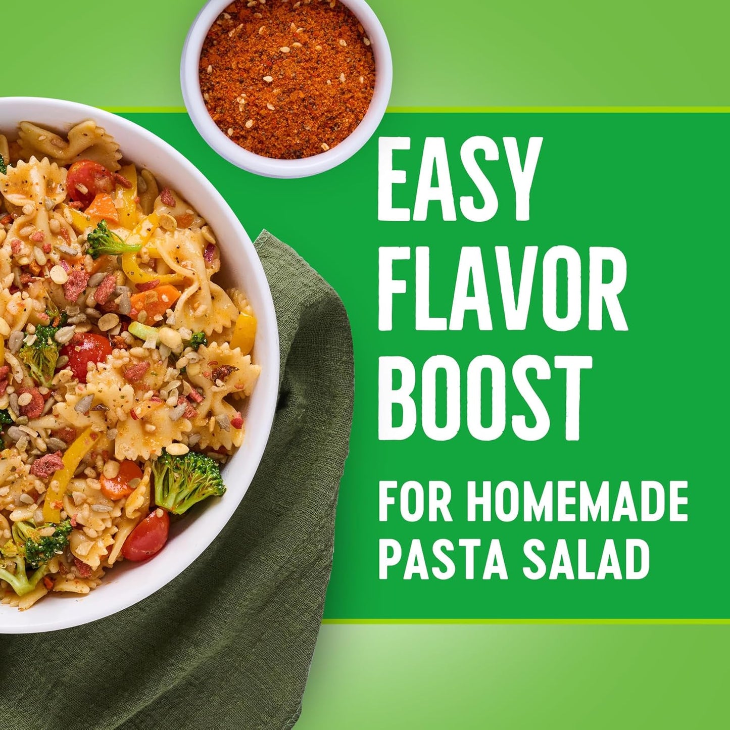 McCormick Salad Toppins Crunchy & Flavorful for Work Lunch Prep, Easy Sprinkle Topping for Desk-Friendly Salads