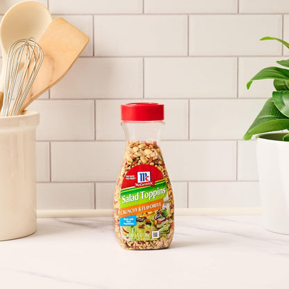 McCormick Salad Toppins Crunchy & Flavorful for Work Lunch Prep, Easy Sprinkle Topping for Desk-Friendly Salads
