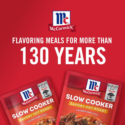McCormick Slow Cooker Savory Pot Roast Seasoning Mix Pack of 4 – Thoughtful Housewarming and Hostess Gift