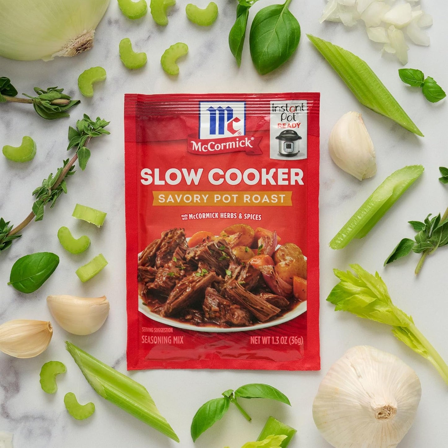 McCormick Slow Cooker Savory Pot Roast Seasoning Mix Pack of 4 – Thoughtful Housewarming and Hostess Gift