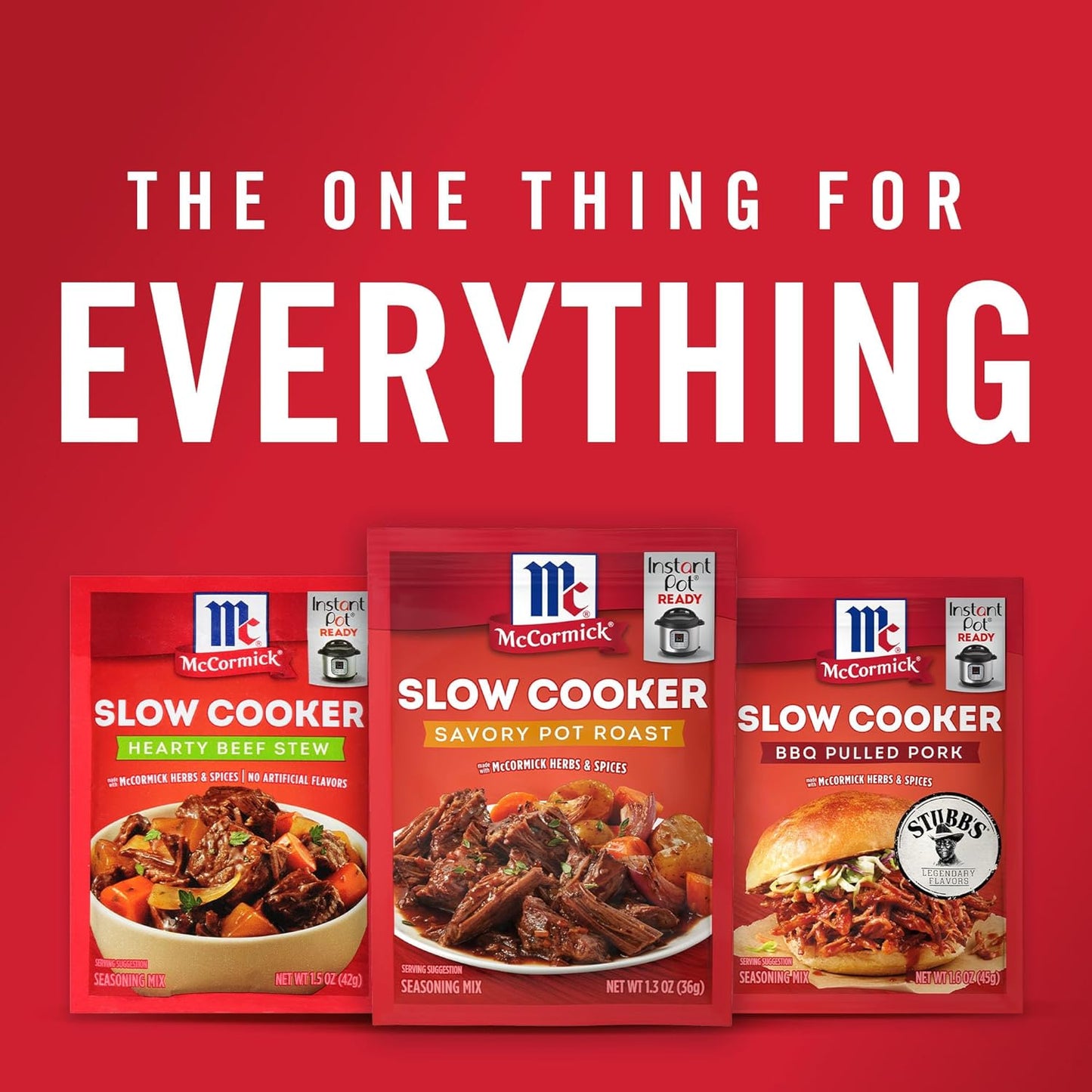 McCormick Slow Cooker Savory Pot Roast Seasoning Mix Pack of 4 – Thoughtful Housewarming and Hostess Gift