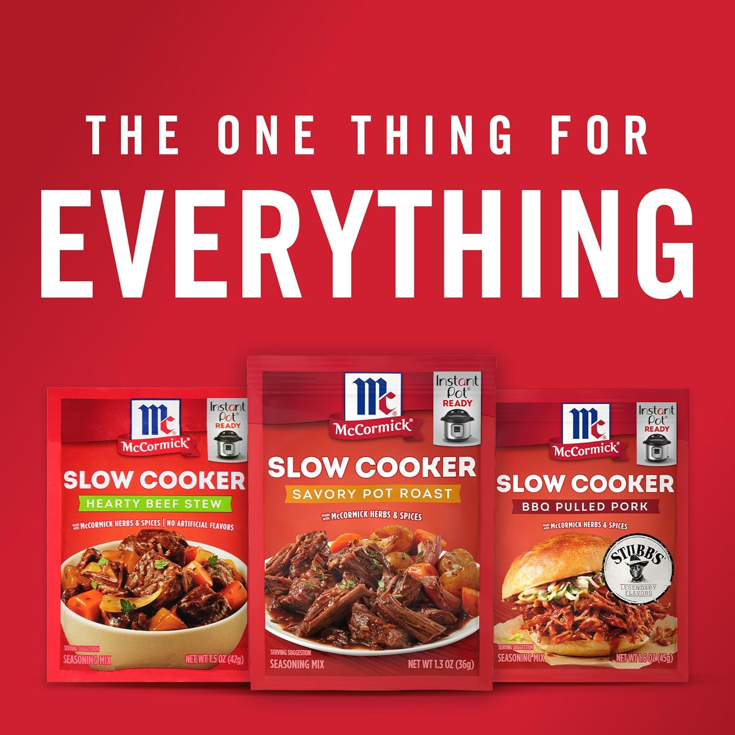 McCormick Slow Cooker Savory Pot Roast Seasoning Mix Pack of 4 – Thoughtful Housewarming and Hostess Gift