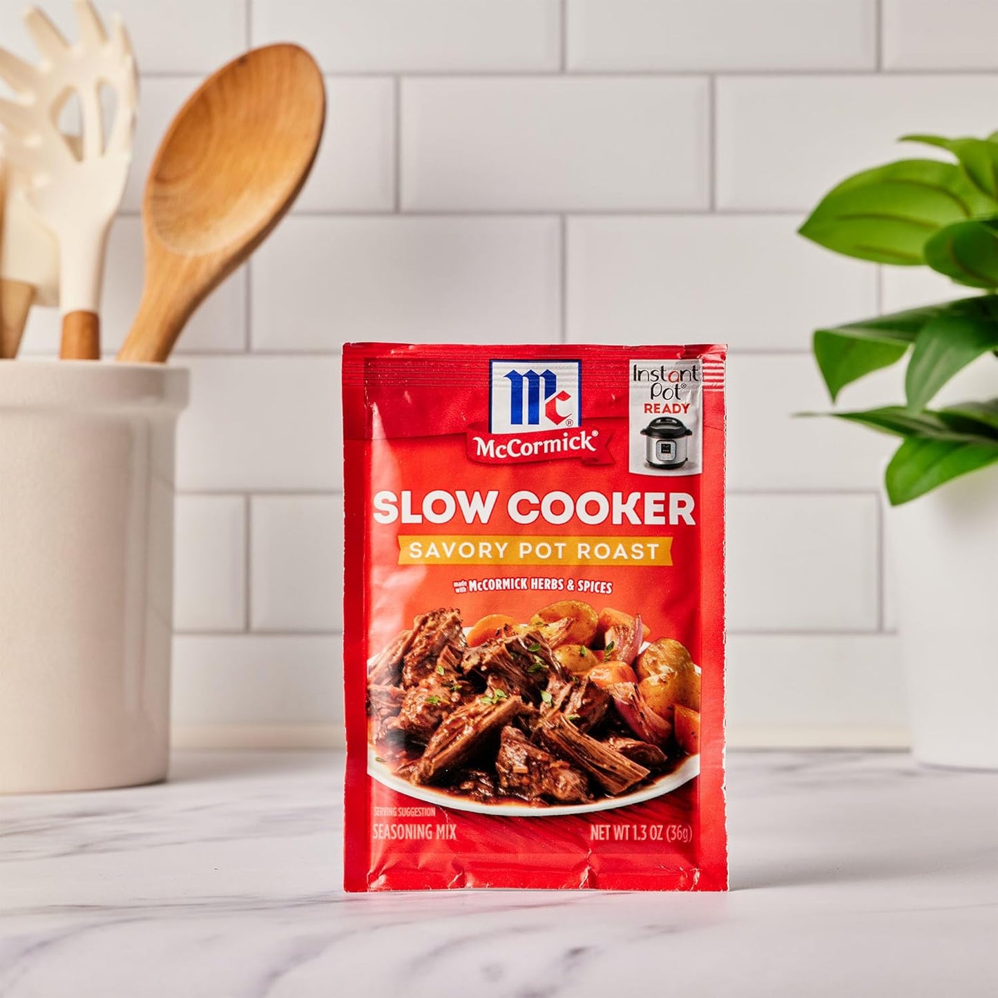 McCormick Slow Cooker Savory Pot Roast Seasoning Mix Pack of 4 – Thoughtful Housewarming and Hostess Gift