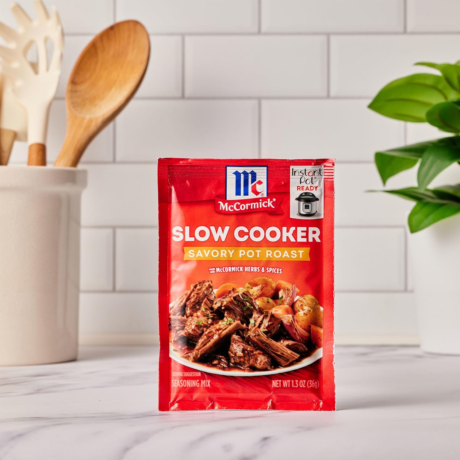 McCormick Slow Cooker Savory Pot Roast Seasoning Mix Pack of 4 – Thoughtful Housewarming and Hostess Gift