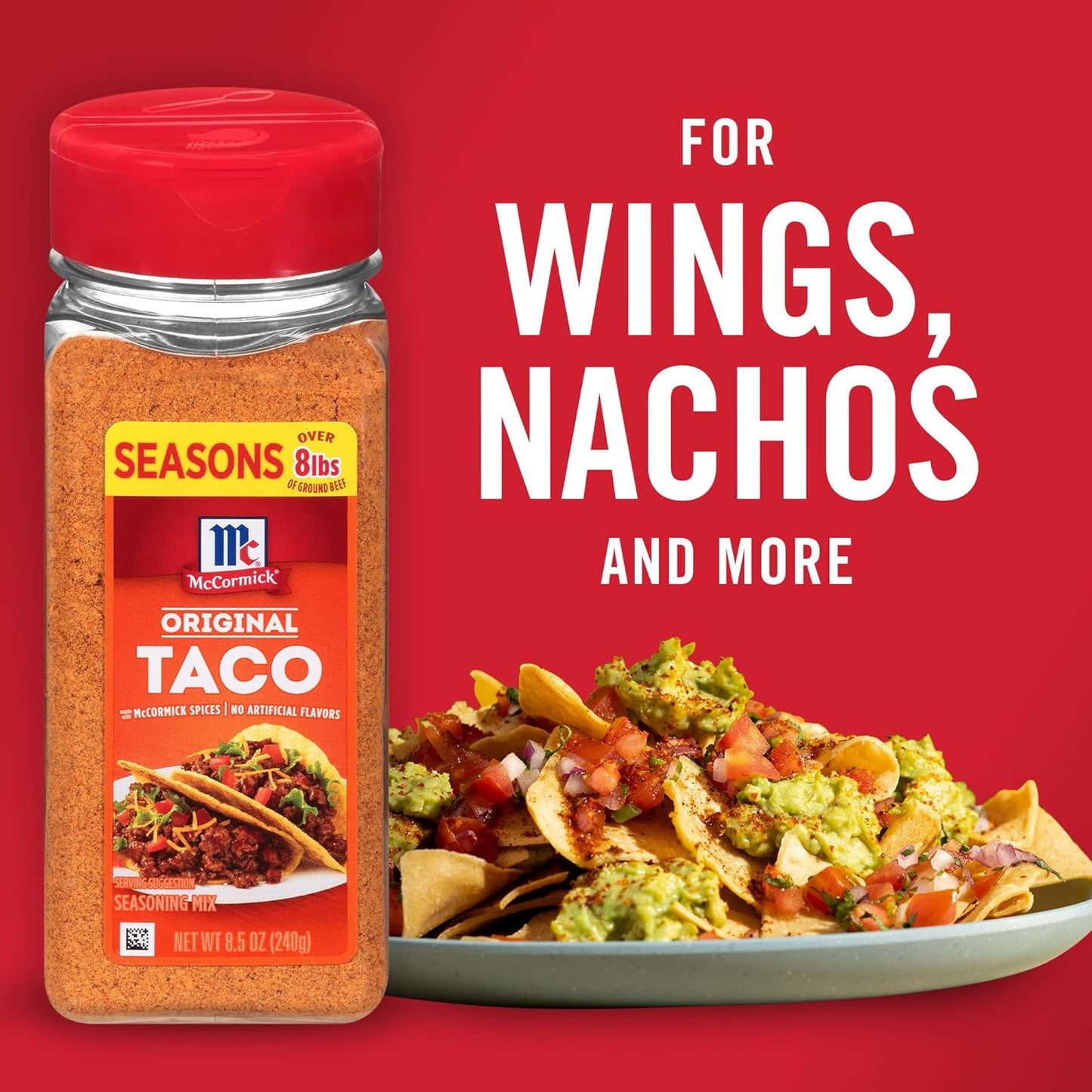 McCormick Taco Seasoning Mix – Housewarming Gift for New Home Cooks, Pantry-Friendly 8.5 oz Pouch