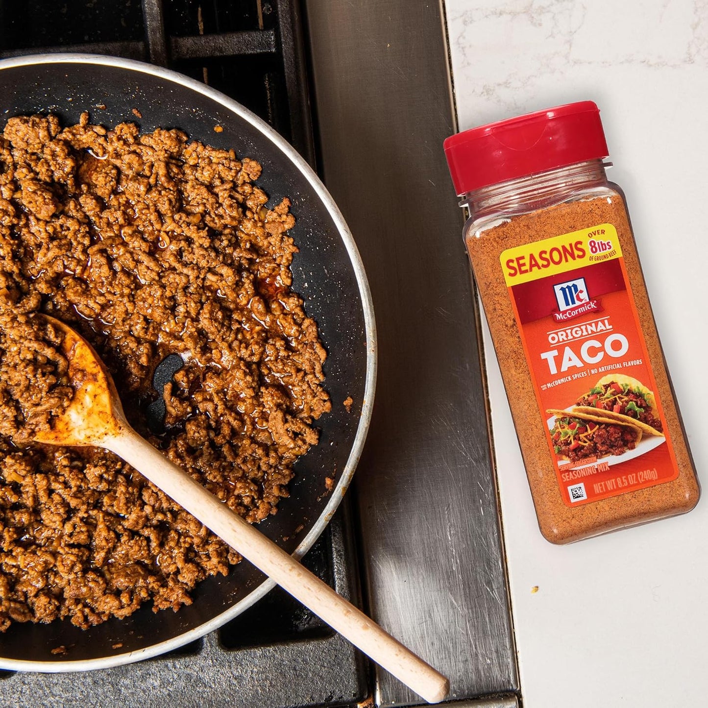 McCormick Taco Seasoning Mix – Housewarming Gift for New Home Cooks, Pantry-Friendly 8.5 oz Pouch