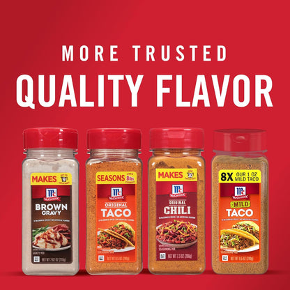 McCormick Taco Seasoning Mix – Housewarming Gift for New Home Cooks, Pantry-Friendly 8.5 oz Pouch