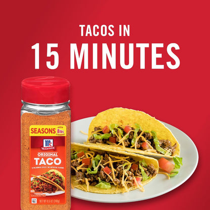 McCormick Taco Seasoning Mix – Housewarming Gift for New Home Cooks, Pantry-Friendly 8.5 oz Pouch