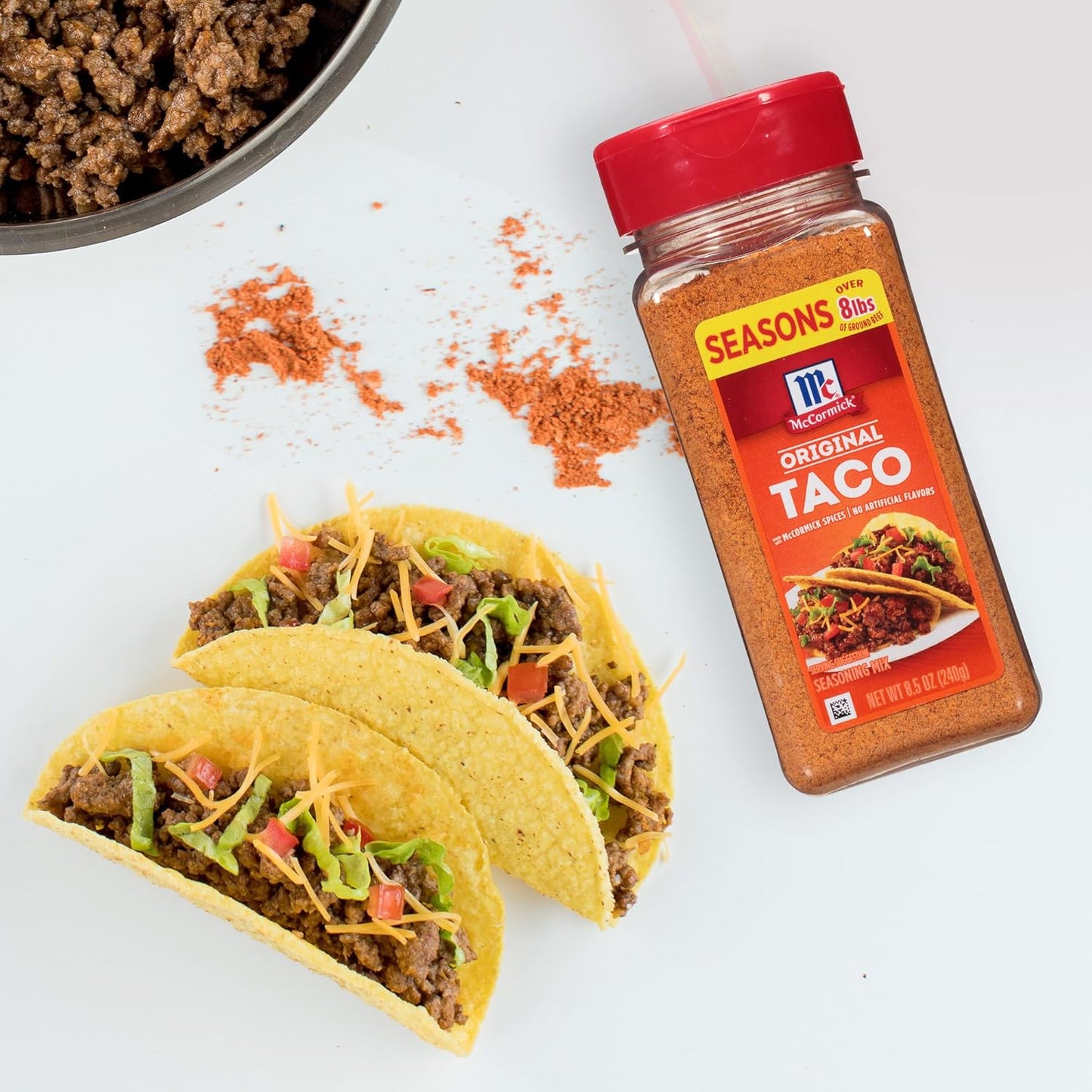 McCormick Taco Seasoning Mix – Housewarming Gift for New Home Cooks, Pantry-Friendly 8.5 oz Pouch
