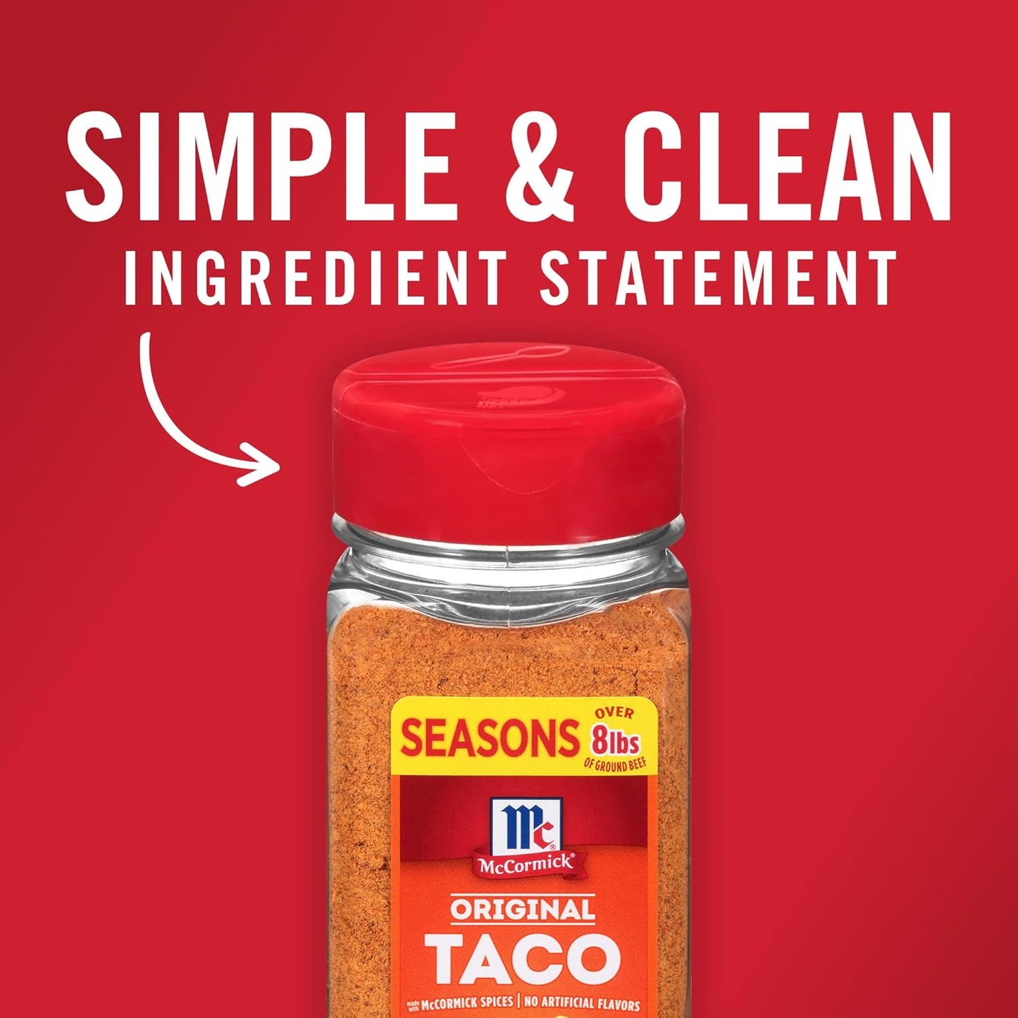 McCormick Taco Seasoning Mix – Housewarming Gift for New Home Cooks, Pantry-Friendly 8.5 oz Pouch