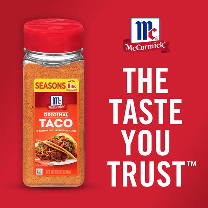 McCormick Taco Seasoning Mix – Housewarming Gift for New Home Cooks, Pantry-Friendly 8.5 oz Pouch