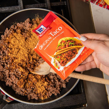 McCormick Taco Seasoning Mix – No MSG Added Clean-Ingredient Pantry Seasoning for Mindful Home Cooking