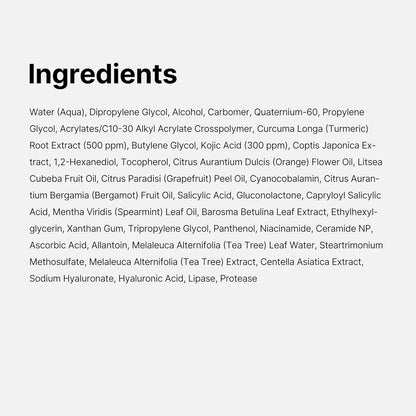medicube Body Peel Shot with Turmeric – Single-Step Exfoliating Serum for an Uncluttered Body Care Shelf