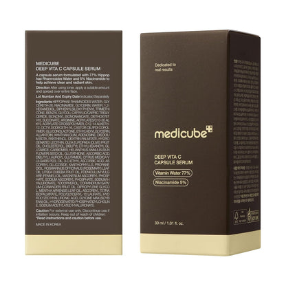medicube Deep Vitamin C Capsule Serum – Thoughtful Birthday Gift for Her, Brightening K-Beauty Skincare Pick