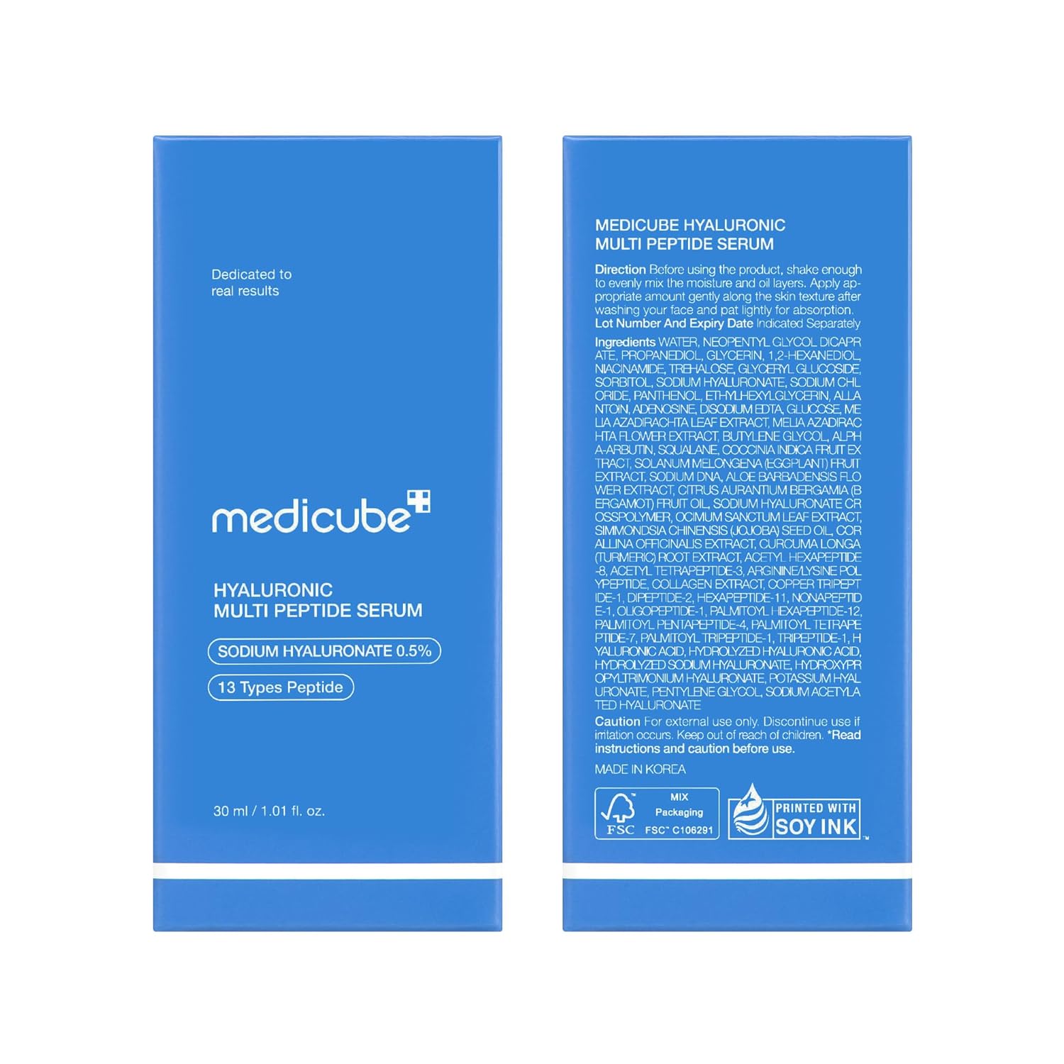 medicube Hyaluronic Multi Peptide PDRN Serum – Clean, Fragrance-Free Hydration for an Uncluttered Routine