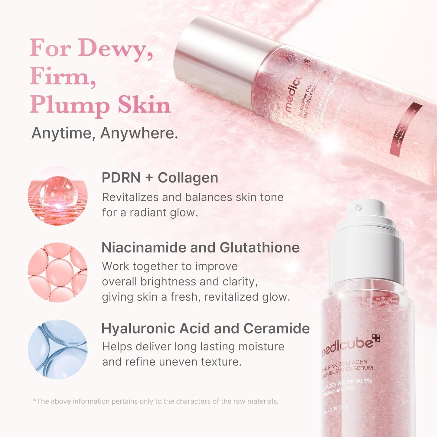 medicube Jelly Mist Serum – Nightly Wind-Down Glow Ritual, Calming Hydrating Spray