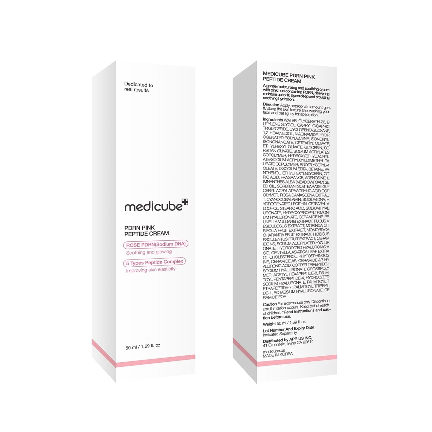 medicube PDRN Pink Hyaluronic Cream – Birthday Gift for Her, K-Beauty Glow Moisturizer