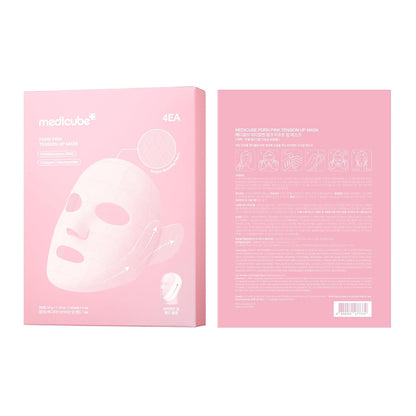 medicube PDRN Pink Tension Up Mask – Clean Three-Step V-Line Treatment for the Uncluttered Vanity