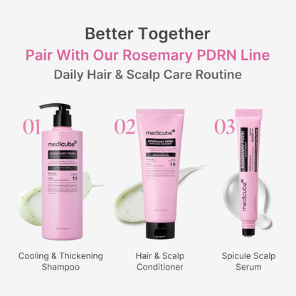 medicube Rosemary PDRN Conditioner | Aromatherapy-Style Scalp Ritual for Spa-Night-at-Home Relaxation