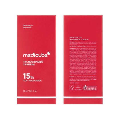 Medicube TXA Niacinamide 15% Glow Serum – Fragrance-Free Brightening Safe for Sensitive, Reactive Skin